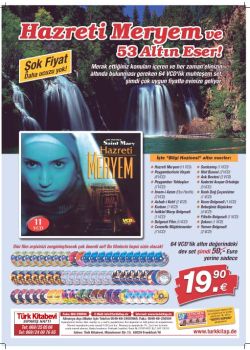 Hz. Meryem ve 53 Altin Eser 64 VCD'lik Büyük Dini Film Seti
