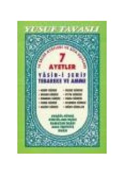 7 Ayetler Yasin ve Dualar  (4444 Terficiye Duasi Bu Kitapta)