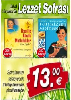 Ikbal Gürpınar'la Lezzet Sofrası  Ikbal Gürpinar (2 Kitap Birarada)