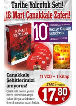 18 Mart Çanakkale Zaferi (13 VCD + 1 Kitap)