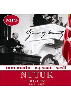 24 Saat Sesli Nutuk (MP 3)  1 Nutuk Kitabi+ 1 (MP3) CD