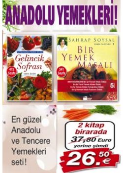 En Güzel Anadolu ve Tencere Yemekleri (2 Renkli Resimli Kitap)