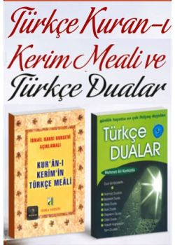 Türkçe Kuran Meali ve Türkçe Dualar Seti (2 Kitap Birarada)