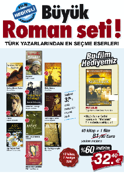 Büyük Roman Seti  (10 Kitap + 1 Film + 10,- Euro Hediye Kuponu)