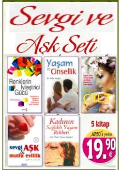 Sevgi ve Aşk Seti (5 Kitap Birarada)  Bayanların Ihtiyaç  Duyduğu Kitaplar bu Sette!
