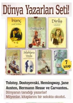 Dünya Yazarları Seti (7 Kitap Birarada) TV'deki Kampanyamız
