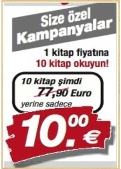 Her Eve Kitap Seti   (10 Kitap 10,- Euro)   Size Özel Kampanya