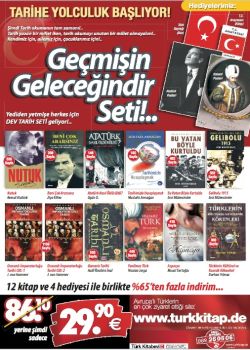 Geçmişin Geleceğindir Seti   (12 Kitap + 4 Hediye)   Türk Kitabevi Kampanyası