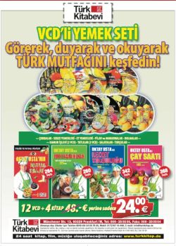 Vcd'li Yemek ve Tatlı Seti   (12 VCD + 4 Kitap)