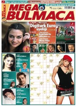 Mega Bulmaca   21. Sayi    Digitürk Aboneligi Ödüllü