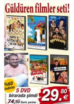 Güldüren Filmler Seti   5 Al, 2 Öde!   (5 DVD Birarada)