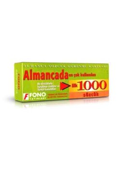 Almanca Sözcük Öğrenme   Kartları İlk 1000 Sözcük Kartı