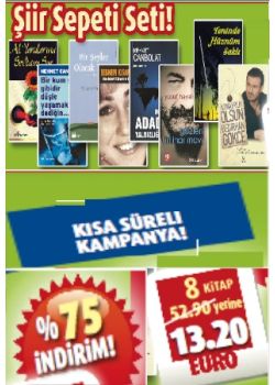 Şiir Sepeti Seti   (8 Kitap Birarada)   % 75 Indirim