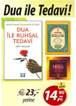 Dua ile Tedavi (3 Kitap Birarada) Manevi Rahatsızlıkların Çözümü bu sette!