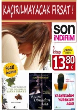 Kaçırılmayacak Fırsat Seti  (3 Kitap Birarada) Yalnızlığım Yürekler Acısı  Kitabı bu Sette!