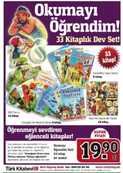 Okumayi Öğrendim Seti  (33 Kitap Birarada)  Türk Kitabevi Kampanyasi