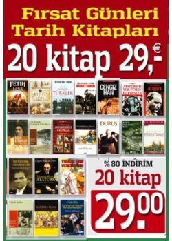 Tarih Kitapları Seti   Fırsat Günleri   20 Kitap 29,- Euro TV'deki Kampanyamız