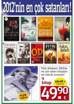 2012'nin En Çok Satan Kitapları Seti (9 Kitap Birarada) Yazarların En Yeni Kitaplari