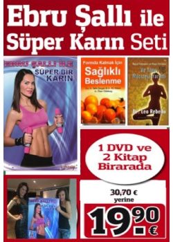 Ebru Şallı ile Süper Karın Seti   (1 DVD + 2 Kitap Birarada)