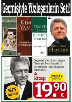 Gecmişiyle Yüzleşenlerin Seti   (4 Kitap Birarada)   Türk Kitabevi Yeni Kampanyası