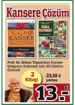 Kansere Yakalanmadan Yaşamak Korunmanın En Yeni Yöntemleri (2 Kitap Birarada)