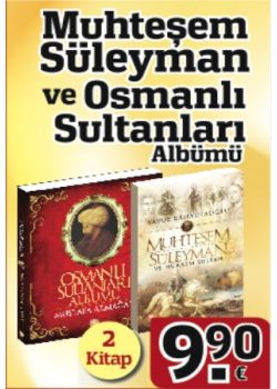Muhteşem Süleyman ve   Osmanlı Sultanlari Albümü  (2 Kitap Birarada)