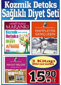 Kozmik Detoks Sağlıklı Diyet Seti (3 Kitap Birarada) Maranki'nin En Yeni Kitabı bu Sette!