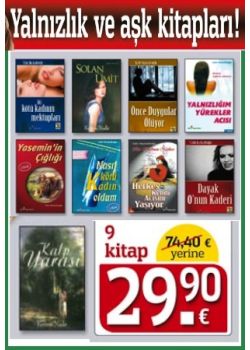 Yalnızlık ve Aşk Kitaplari Seti  (9 Kitap Birarada)