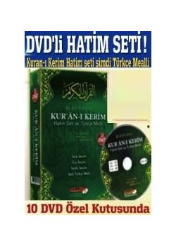 DVD'li Hatim Seti  (10 DVD Birarada)  Görüntülü Türkçe Mealli
