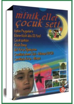 Minik Eller Çocuk Seti  (8 VCD Birarada)  Çocuğunuza Dinimizin Esasları