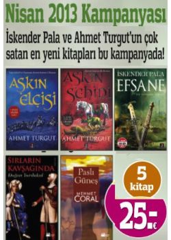 Nisan 2013 Kampanyası (5 Kitap Birarada) Iskender Pala ve Ahmet Turgut'un  Kitaplari bu sette!