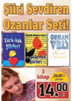 Şiiri Sevdiren Ozanlar Seti (3 Kitap Birarada) En Güzel Aşk Şiirleri