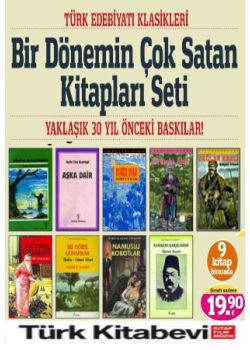 Bir Dönemin Çok Satan  Kitapları Seti  (9 Kitap Birarada)  30 Yıl Önce Basılan Kitaplar!