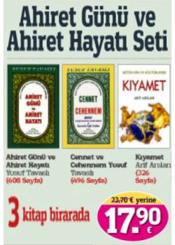 Ahiret Günü ve  Ahiret Hayati Seti (3 Kitap Birarada)