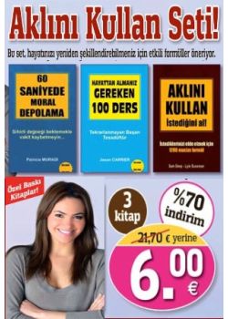 Aklını Kullan Seti  (3 Kitap Birarada)  Istediğinizi Elde Edebilirsiniz!