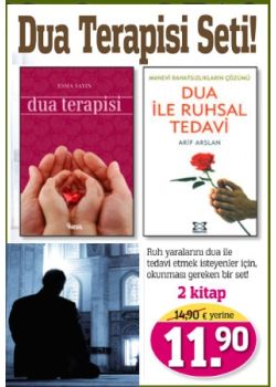 Dua Terapisi Seti (2 Kitap Birarada) Ruh Yaralarını Dua ile Tedavi Etmek Isteyenlere!