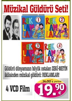 Müzikal Güldürü Seti (Metin Akpinar - Zeki Alasya) Devekuşu Kabare'den Reklamlar