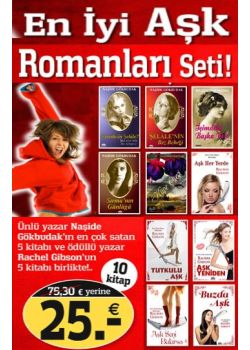En Iyi Aşk Romanları Seti Naşide Gökbudak ve  Rachel Gibson'un En iyi Romanları! (10 Kitap Birarada)