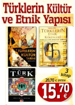 Türklerin Kültür  ve Etnik Yapısı Seti (3 Kitap Birarada)