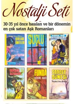 Nostalji Seti  (6 Kitap Birarada)  1980'lerde Basılan  Unutulmaz Aşk Romanları!
