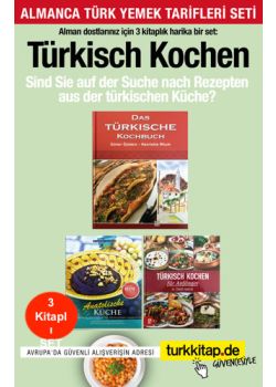 Türkisch Kochen - Almanca Yemek Kitapları (3 Kitap + 1 CD)