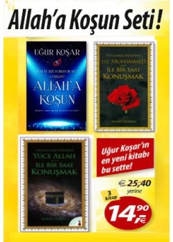 Allaha Koşun Seti (3 Kitap Birarada)  Uğur Koşar'ın en Yeni Kitabı bu Sette!
