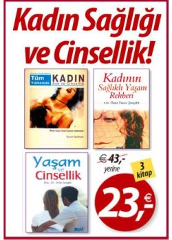 Kadın Sağlığı ve Cinsellik Seti (3 Kitap Birarada) 20,- Euro Tasarruf Edin!