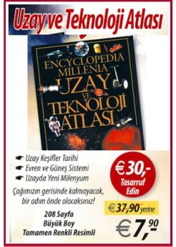 Uzay ve Teknoloji Atlası (Tamamen Renkli) 30,- Euro Tasarruf Edin!