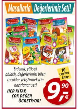 Masallarla Değerlerimiz 10 Kitap Birarada Çocuklarınız Bu Kitapları Çok Sevecek!