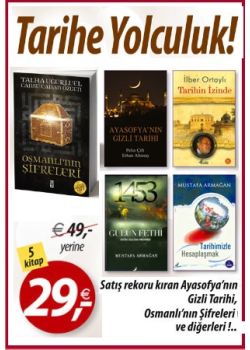 Tarihe Yolculuk Seti (5 Kitap Birarada) Çok Satan Tarih Kitapları bu sette!