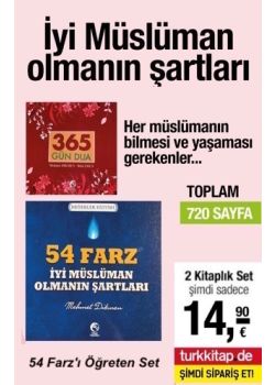Iyi Müslüman Olmanın Şartları Seti (2 Kitap Birarada) 54 Farz'ı Öğreten Set