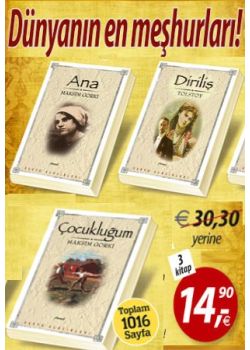 Dünyanın En Meşhurları (3 Kitap Birarada) Milyonların Okuduğu Eserler!