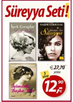 Süreyya Seti (3 Kitap Birarada)  Aşkın Tozlu Sayfalarını Aralıyor