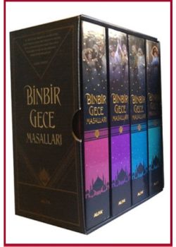 Binbir Gece Masalları  (4 Cilt)  Orjinal Dilinden, Tam Metin ve Resimli